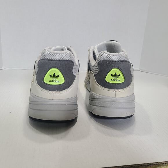 Men's Adidas Running Shoes Originals Yung 96 Sz 13 Sneakers Gray White Gold - Picture 7 of 10
